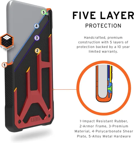 Vista 3 de URBAN ARMOR GEAR UAG - Funda para iPhone 11 Pro Max [pantalla de 6.5 pulgadas] Funda para iPhone 11 Pro Max (pantalla de 6.5 pulgadas) Monarch