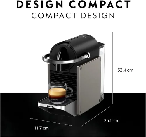 Vista 4 de Máquina de café Pixie Original de Nespresso por Breville, Titan