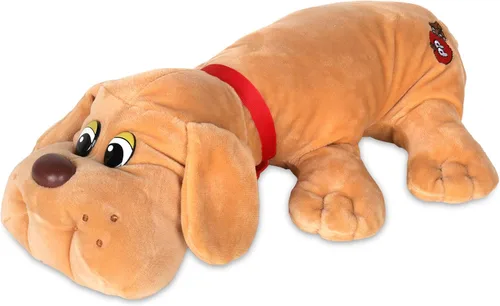Vista 2 de Basic Fun Pound Puppies - Peluche clásico de animal de peluche - Gran regalo para niñas y niños - 43 cm - Beige