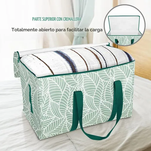 Vista 6 de BALEINE Paquete de 2 bolsas de mudanza de gran tamaño con asas reforzadas, bolsa de almacenamiento resistente para ropa, suministros de mudanza