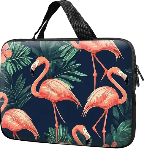 Vista 21 de Funda para laptop con asa de 10 pulgadas, impermeable, diseño de onda, compatible con MacBook Air, Pro, HP, Dell, Lenovo, ASUS