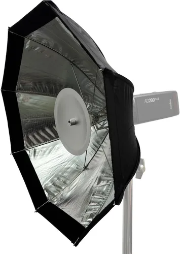 Vista 5 de Godox Caja de luz multifuncional AD-S7, caja de luz de paraguas de 18.9 in para Godox AD360II AD200 AD200Pro AD200Pro II AD200 Pro II AD200 Pro II
