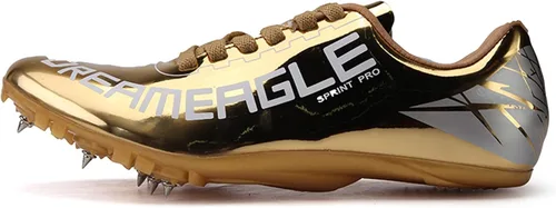 Vista 2 de TURAFO Zapatos de pista y campo para hombre, para adolescentes, zapatillas de deporte para niños, carreras de pista, saltos profesionales