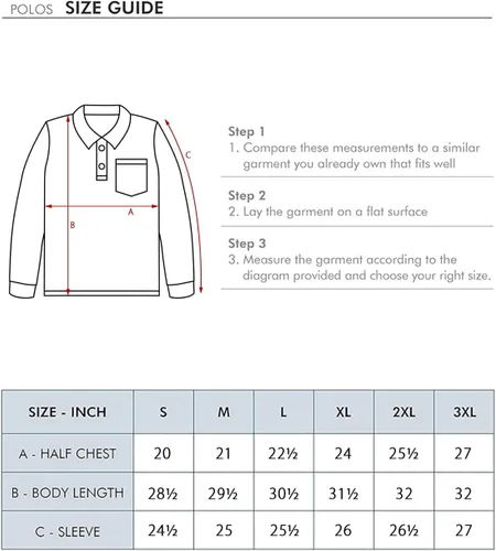 Vista 6 de JOYMASAR Camisas de golf para hombre - Polo de manga corta sólido que absorbe la humedad
