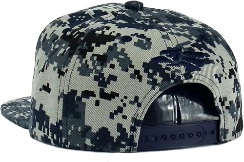 Vista 6 de Gorra de béisbol con diseño de águila mexicana hecha en México con cierre de pico plano