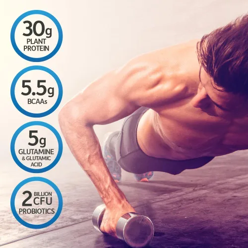 Vista 6 de Garden of Life Proteína vegana orgánica sin sabor 0.78 oz de proteína cruda completa a base de plantas y proteína deportiva vegana orgánica