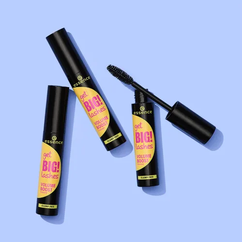 Vista 6 de essence Paquete de 3 pestañas Get Big! Lashes Volume Boost Mascara Sin crueldad Sin parabenos y alcohol Negro
