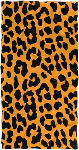 Vista 10 de LOGOVISION Toalla de playa con estampado de leopardo 30" X 60