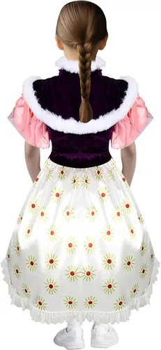 Vista 3 de Madured Kids - Vestido de cosplay encantado para niñas, vestido de princesa para Halloween 2024