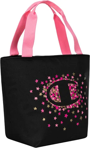 Vista 2 de Champion Lonchera térmica para niños con asa de transporte, bolsa enfriadora sin fugas para uso diario, color aguamarina, Skyway, rosa, coral