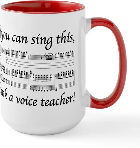 Vista 7 de CafePress Taza de café de cerámica para profesor/matemáticas inglesas, taza de té de 15 onzas