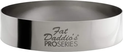 Vista 51 de Fat Daddio's Anillo redondo de acero inoxidable para pasteles y pastelería, 4 x 3 pulgadas