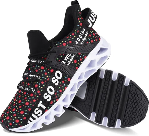 Vista 5 de Tenis antideslizantes para mujeres, tenis a la moda para correr