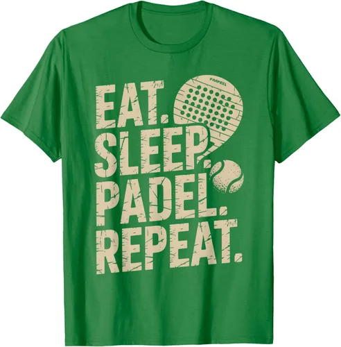 Vista 59 de Camiseta Eat Sleep Padel Repeat Padel Jugador de Tenis