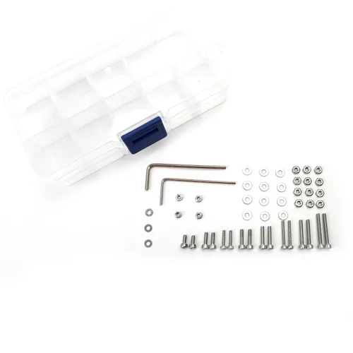 Vista 9 de 50 unids/set de montaje de cartucho de cabeza giratoria universal: Tornillos de cabeza hexagonal de acero inoxidable, pernos, tuercas, arandelas