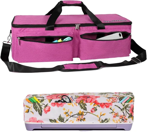 Vista 11 de YELAIYEHAO Bolsa de transporte compatible con Cricut Explore Air y Maker, bolsa impermeable compatible con Cricut Explore Air y suministros