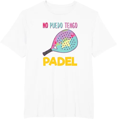 Vista 11 de Pala de pádel Pádel Pádel No Puedo Camiseta de Padel Tengo