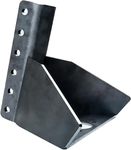 Vista 5 de Acoplador de Remolque Adaptador de Canal Vertical Compatible con Remolque de Bastidor en A de 50 Grados Componentes de 14000 LBS Solamente Base
