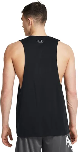 Vista 2 de Under Armour Corte en el pecho izquierdo para hombre, Naranja