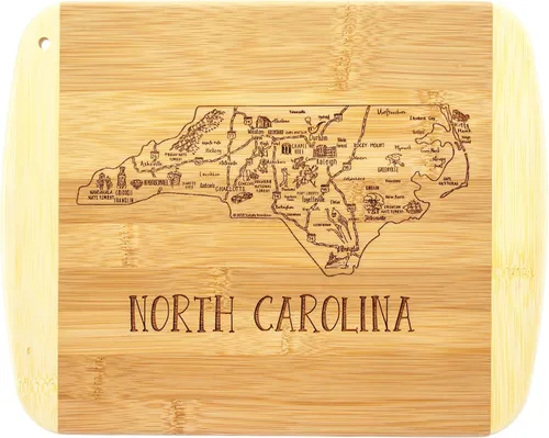 Vista 23 de Totally Bamboo A Slice of Life Alabama State Tabla de servir y cortar, 11 x 8.75 pulgadas