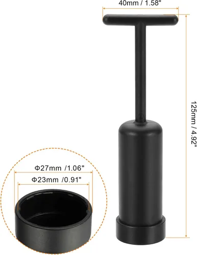 Vista 2 de MECCANIXITY Herramienta de extracción de anillo de enchufe G9, accesorios de reemplazo de luz, PVC negro, paquete de 2