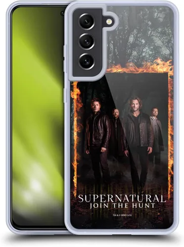 Vista 83 de Head Case Designs Supernatural Sam, Dean & Castiel Key Art - Funda de gel con licencia oficial [protección de grado militar] compatible con Google