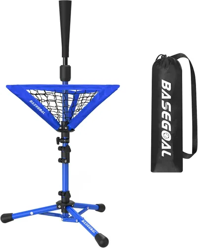 Vista 9 de BaseGoal Baseball Batting Tee with Removable Baseball Caddy for Kids