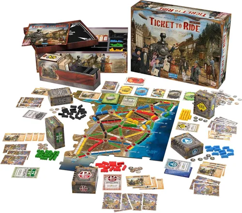 Vista 5 de Asmodee Ticket to Ride Legacy: Legends of The West Juego de mesa - ¡La aventura de tren definitiva! Juego de estrategia, juego familiar para niños