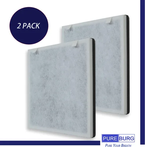 Vista 5 de PUREBURG Filtros de repuesto compatibles con purificador de aire VAVA VA-EE004, paquete de 2 unidades H13 HEPA de 4 etapas de filtración de carbón