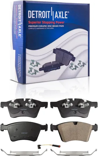 Vista 83 de Detroit Axle - Pastillas de Freno Delantero para Nissan Altima Maxima Sentra 350Z Cube Juke Versa INFINITI G35 I30 I35 Suzuki SX4 Crossover