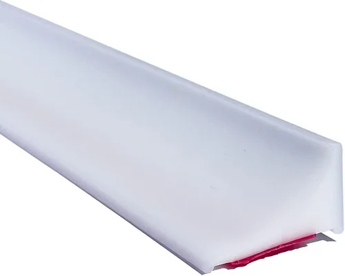 Vista 10 de Barrera de umbral de ducha de 39 pulgadas, sello inferior de puerta de ducha de silicona para tapón de agua, borde flexible para protector
