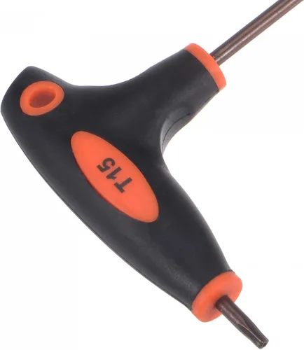 Vista 5 de uxcell Llave Torx a prueba de manipulaciones T15 con mango en T de doble extremo, acero S2 2 unids