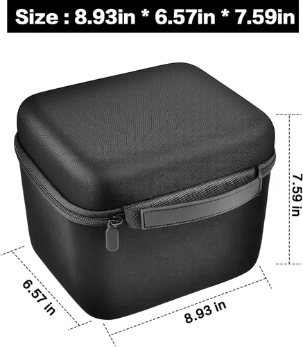 Vista 5 de Carrying Case for Toniebox Starter Set 1，2 and Tonies Figurines with EVA Protective Material to Hold Headphones, Charging Station & Accessories for