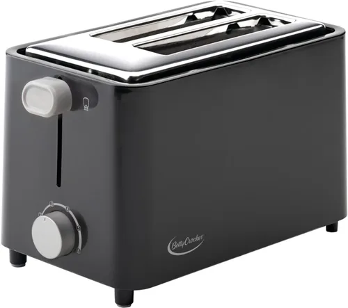 Vista 9 de Betty Crocker Tostadora de 4 rebanadas, 1500 W, diales de control de sombra tostada variable, función de elevación alta, carcasa de tacto fresco