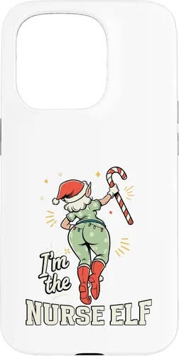 Vista 13 de I'm The Nurse Elf Funny Matching Family Christmas Group Case for iPhone 16