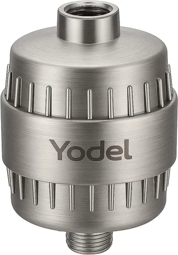 Vista 7 de Yodel Filtro de ducha con 6 cartuchos negro mate, suavizante de agua dura, 99% elimina el cloro y las impurezas, mejora la condición de la piel