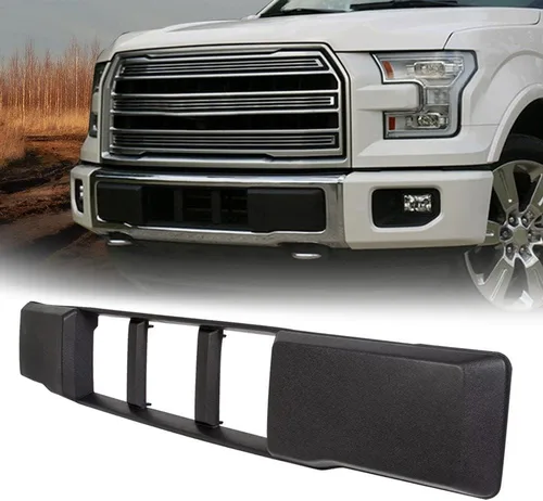 Vista 10 de PIT66 Puertas de marco de faros delanteros, compatible con Ford F150 F250 1992-1996 plateado cromado