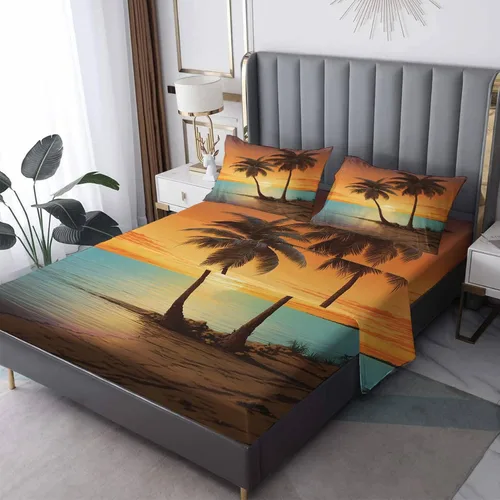 Vista 37 de Juego de sábanas tamaño individual con águila calva, sábanas de cama de águila, microfibra suave y bolsillo profundo y sábanas estampadas sin