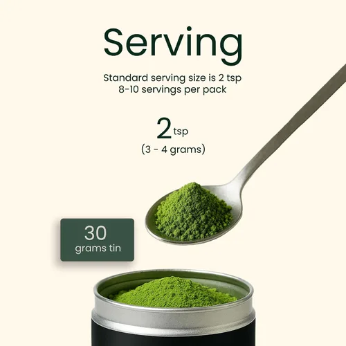 Vista 6 de Heapwell Matcha Ceremonial Grade, Kyoto Uji - 1.06 oz El mejor polvo de té verde japonés AAA Tenmyo Cultivar edición limitada Variedad premium