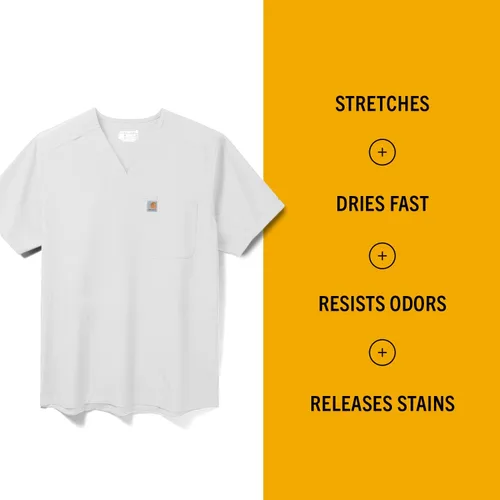 Vista 2 de Carhartt Camiseta con cuello en V Force para mujer y hombre