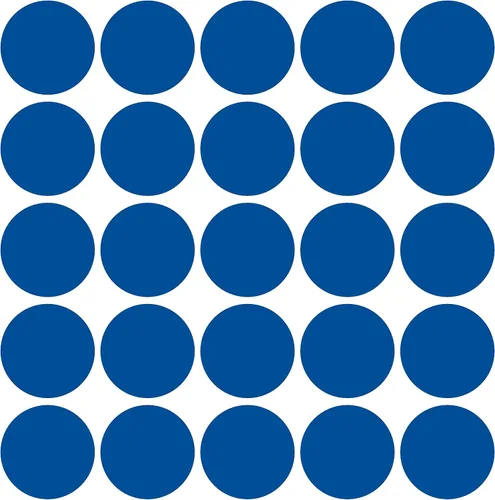 Vista 64 de LiteMark Calcomanías extra pequeñas, puntos de vinilo extraíbles, calcomanías circulares con acabado mate, calcomanías redondas para pared de aula