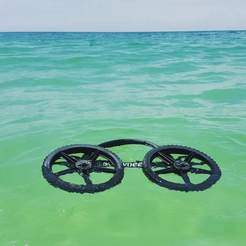 Vista 6 de SUP Wheels Evolution X Transportador extra ancho Porta tabla inflable y remolque de bicicleta