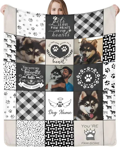 Vista 20 de Manta personalizada con cara de gato y nombre de forro polar suave, divertida manta de fotos de varios tamaños, mantas personalizadas para sofá