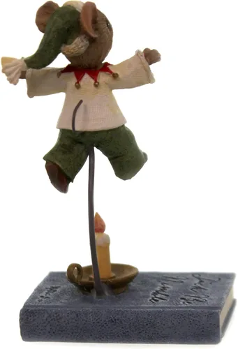 Vista 2 de Enesco Tails with Heart Jack Be Nimble Mouse Figurine 6005744 Nuevo