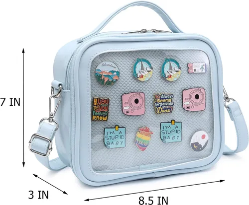 Vista 4 de CHERRY SAUCE Ita Bag - Bolso bandolera bandolera para exhibición de anime