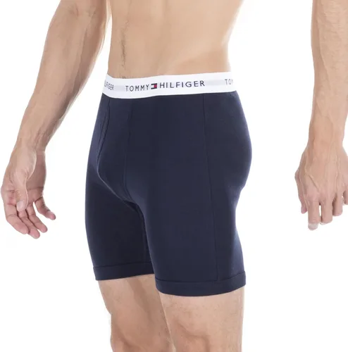 Vista 3 de Tommy Hilfiger ropa interior de algodón para hombre, calzoncillos clásicos, paquete mega, bóxer - Exclusivo de Tienda
