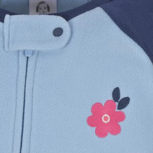 Vista 4 de Pijama de forro polar resistente al fuego, para niña pequeña, 2