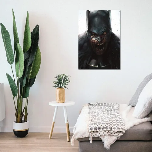 Vista 2 de MIGHTYPRINT DC Comics – Batman – DCeased – Zombie Attack – Arte de pared duradero de 17 x 24 pulgadas – No hecho de papel – Coleccionable