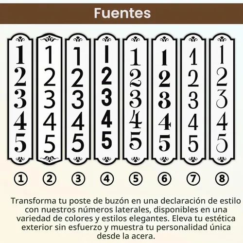 Vista 7 de Letrero de dirección de casa de doble cara, letrero de correo para buzón, letrero de dirección 911 reflectante personalizado, números de casa