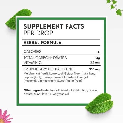 Vista 5 de HERBION Naturals - Gotas para la tos, sin azúcar con stevia, suplemento dietético, alivia la tos, para adultos y niños mayores de 6 años, 125 gotas